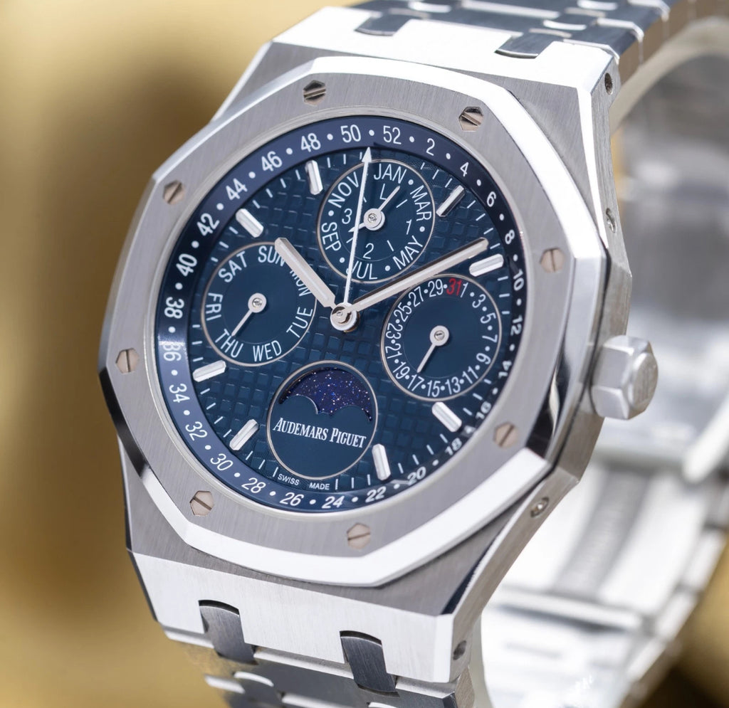 Audemars Piguet Royal Oak Perpetual Calendar 41mm Blue Dial - AP 26574ST