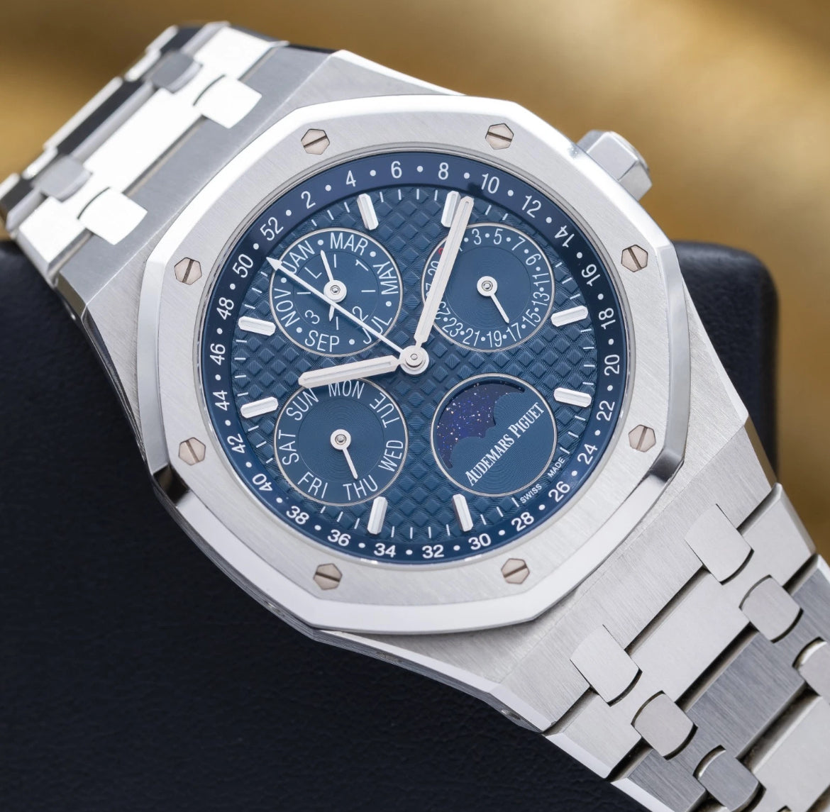 Audemars Piguet Royal Oak Perpetual Calendar 41mm Blue Dial - AP 26574ST