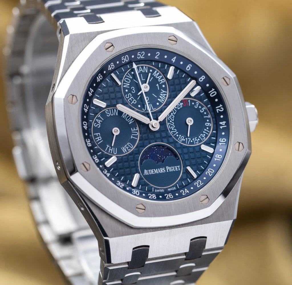 Audemars Piguet Royal Oak Perpetual Calendar 41mm Blue Dial - AP 26574ST