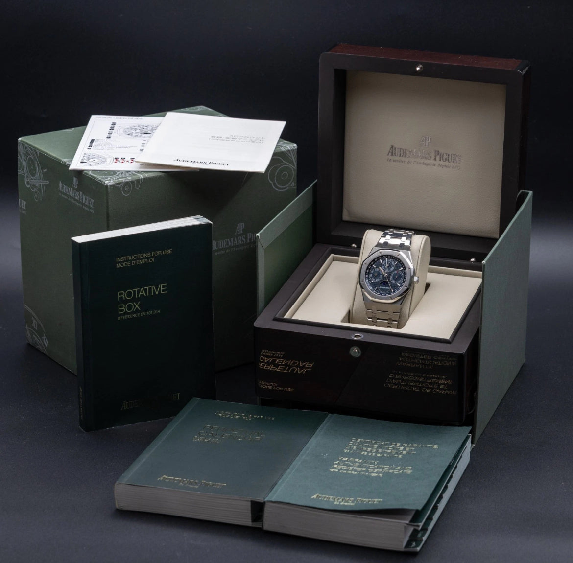 Audemars Piguet Royal Oak Perpetual Calendar 41mm Blue Dial - AP 26574ST