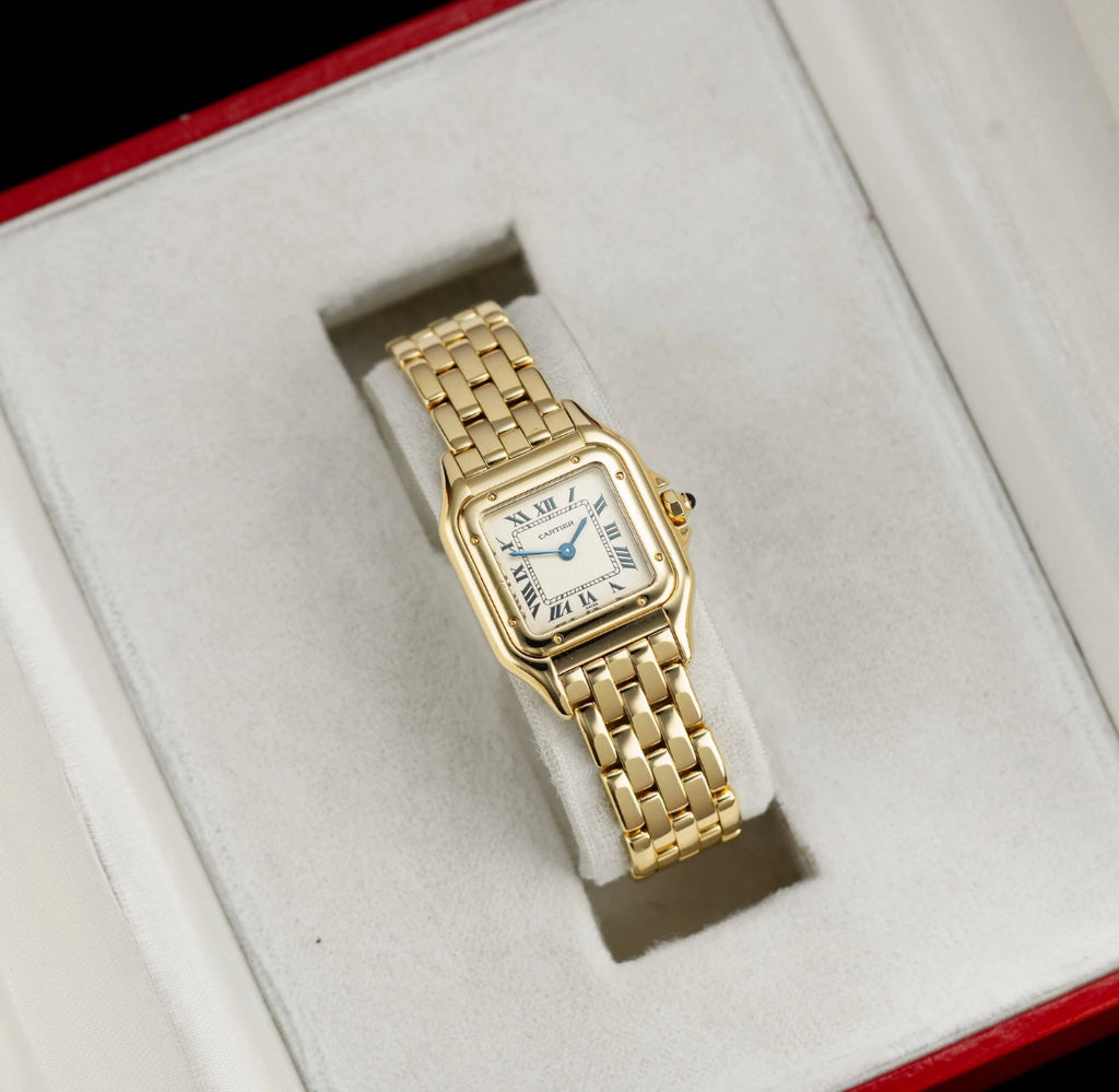 Cartier Panthère Small 18KT Yellow Gold 22mm * 30mm Ladies Watch Ref. 1070