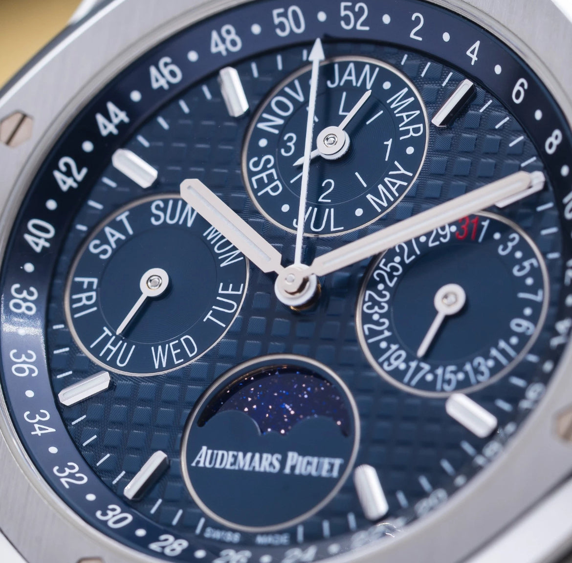 Audemars Piguet Royal Oak Perpetual Calendar 41mm Blue Dial - AP 26574ST